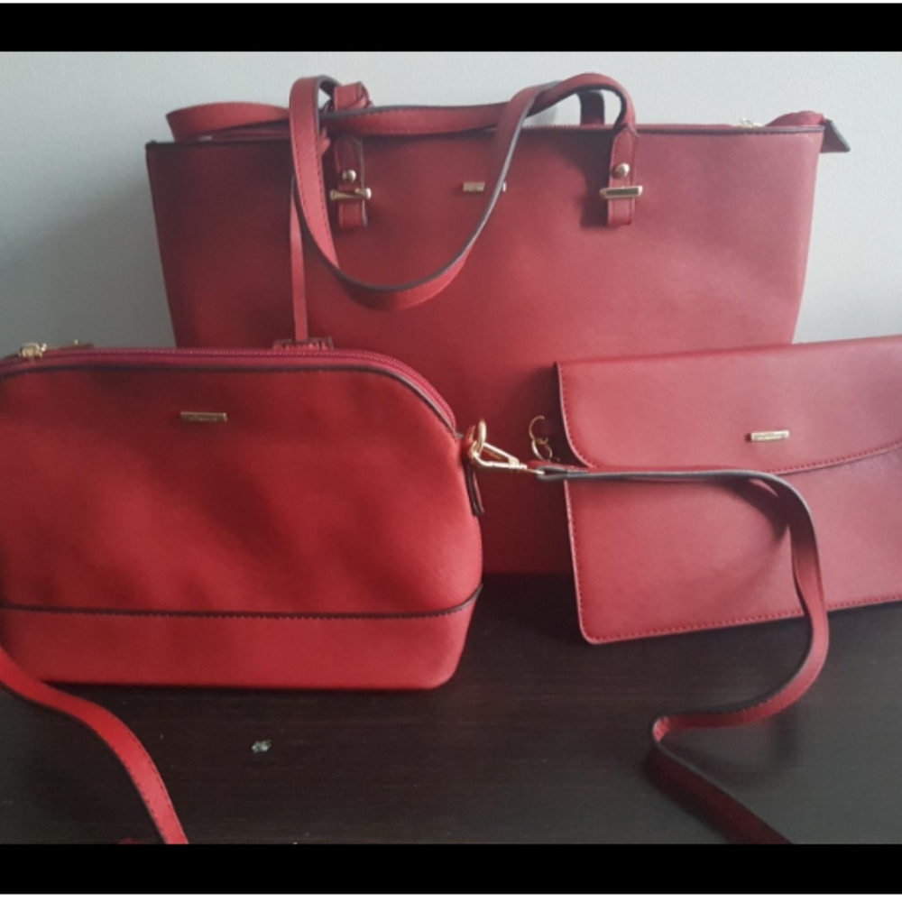 Women Bag Tote Shoulder Satchel Hobo Purse Set